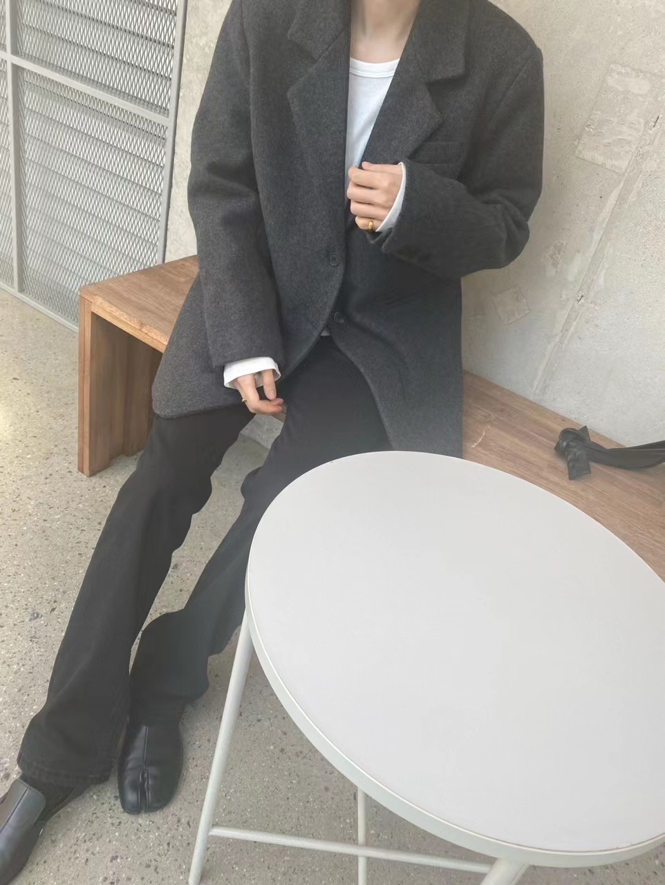 【S6121801】✈️正韓🛫優雅時尚 高質感 羊毛西裝外套