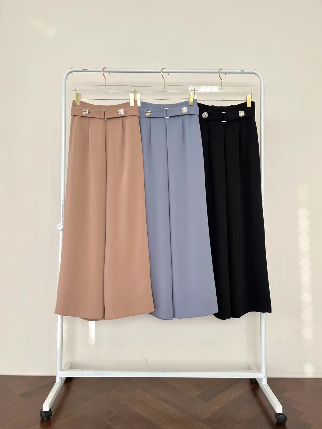 【S289901】✈️正韓🛫韓國歐膩款 時尚氣質 有氣場 高質感寬褲